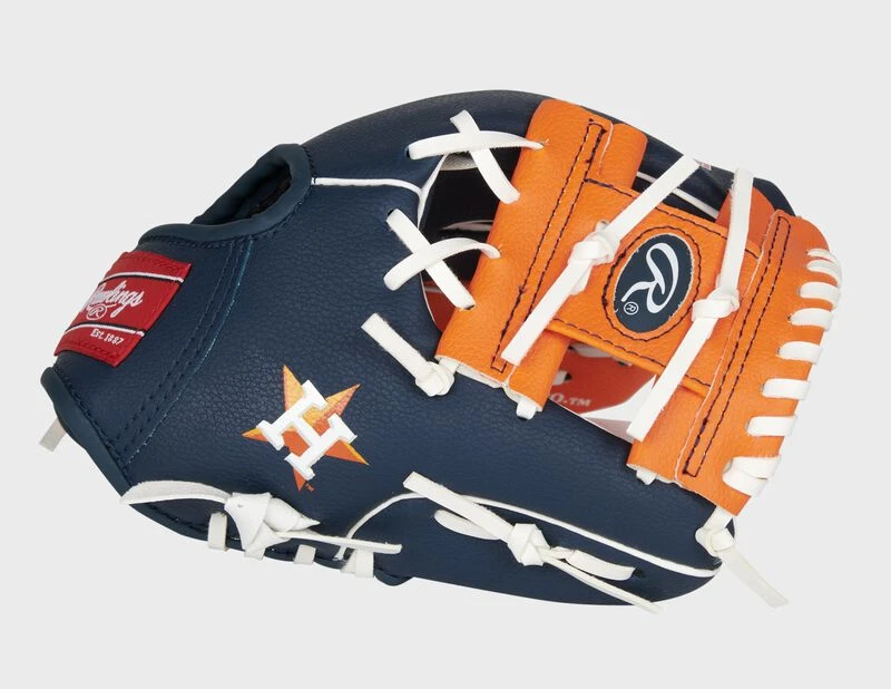 Rawlings Houston Astros 10-Inch Team Logo Glove 1 Rawlings Houston Astros 10-Inch Team Logo Glove