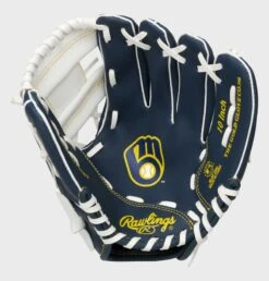 Rawlings Milwaukee Brewers 10-Inch Team Logo Glove 6 Rawlings Milwaukee Brewers 10-Inch Team Logo Glove -Rawin Shop 22000006111 2
