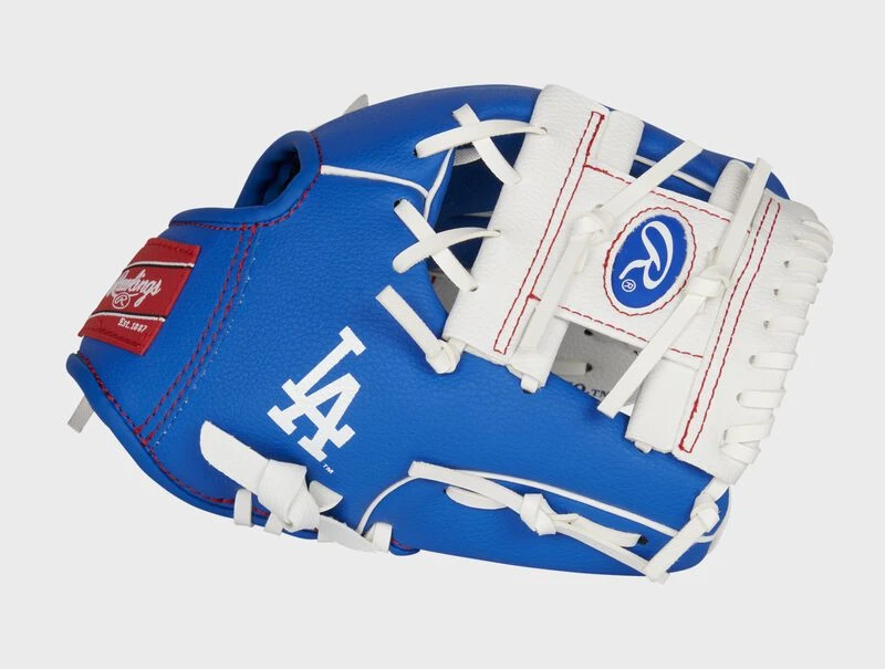 Rawlings Los Angeles Dodgers 10-Inch Team Logo Glove 1 Rawlings Los Angeles Dodgers 10-Inch Team Logo Glove