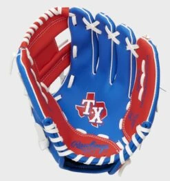 Rawlings Texas Rangers 10-Inch Team Logo Glove -Rawin Shop 22000022111 2