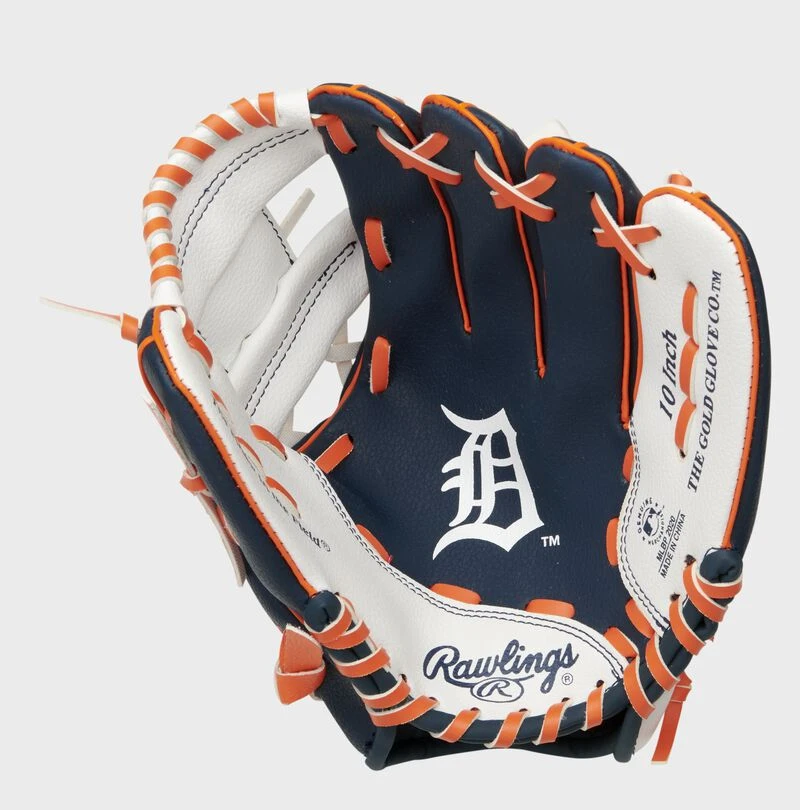 Rawlings Detroit Tigers 10-Inch Team Logo Glove 3 Rawlings Detroit Tigers 10-Inch Team Logo Glove - Image 3