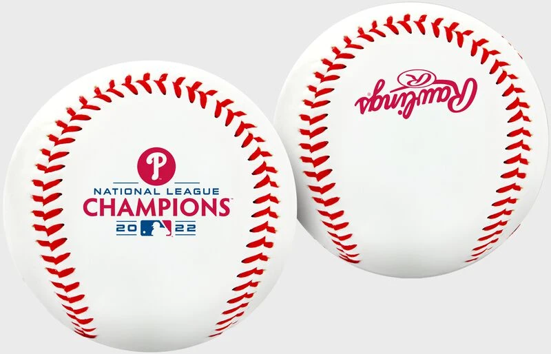 Rawlings 2022 Philadelphia Phillies National League Champions Replica Baseball 1 Rawlings 2022 Philadelphia Phillies National League Champions Replica Baseball
