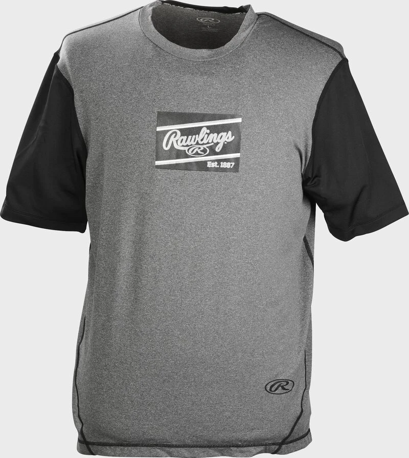 Rawlings Hurler Performance Short Sleeve Shirt, Adult & Youth 1 Rawlings Hurler Performance Short Sleeve Shirt, Adult & Youth