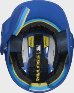 Rawlings 2022 Mach Adjust Left Handed Batting Helmet, Junior & Senior -Rawin Shop MA07S MR ADJLHB SR 10