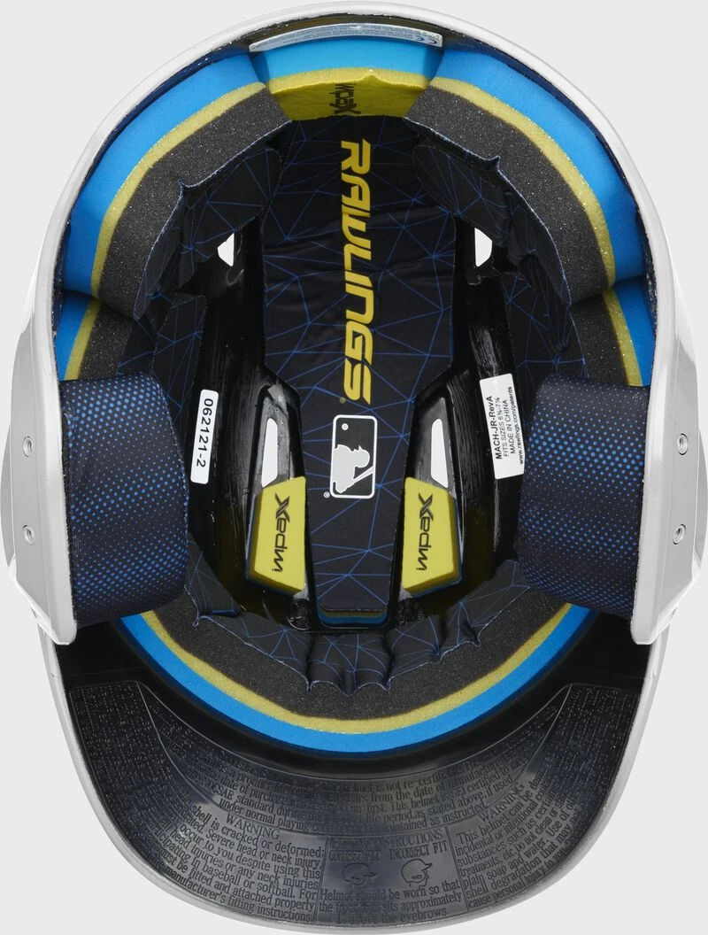 Rawlings Mach Gloss Batting Helmet, Senior & Junior Sizes 4 Rawlings Mach Gloss Batting Helmet, Senior & Junior Sizes - Image 4