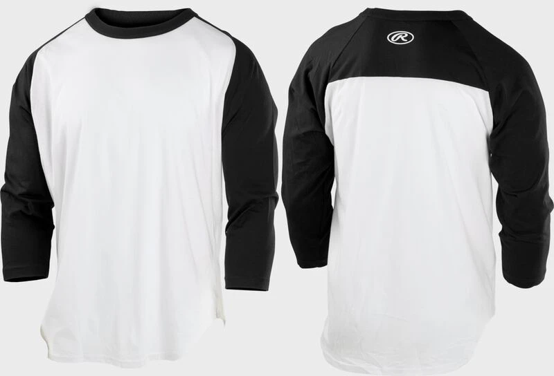 Rawlings Youth 3/4 Sleeve Baseball Shirt 1 Rawlings Youth 3/4 Sleeve Baseball Shirt