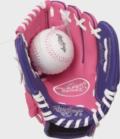 Rawlings Players Series 9 In Softball Glove With Soft Core Ball -Rawin Shop PL91PP 1