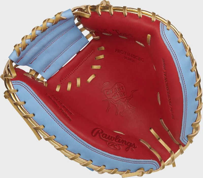 Rawlings 2021 Exclusive Heart Of The Hide 34-Inch Catcher's Mitt, Yadier Molina Pattern 3 Rawlings 2021 Exclusive Heart Of The Hide 34-Inch Catcher's Mitt, Yadier Molina Pattern - Image 3
