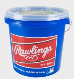 Rawlings Bucket Of 24 R12U Game Baseballs