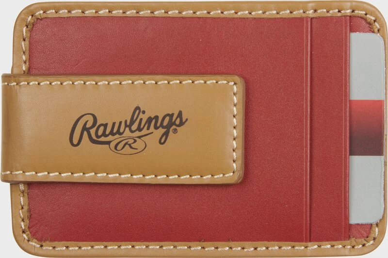 Rawlings "Pop" Baseball Stitch Front Pocket Wallet 1 Rawlings "Pop" Baseball Stitch Front Pocket Wallet
