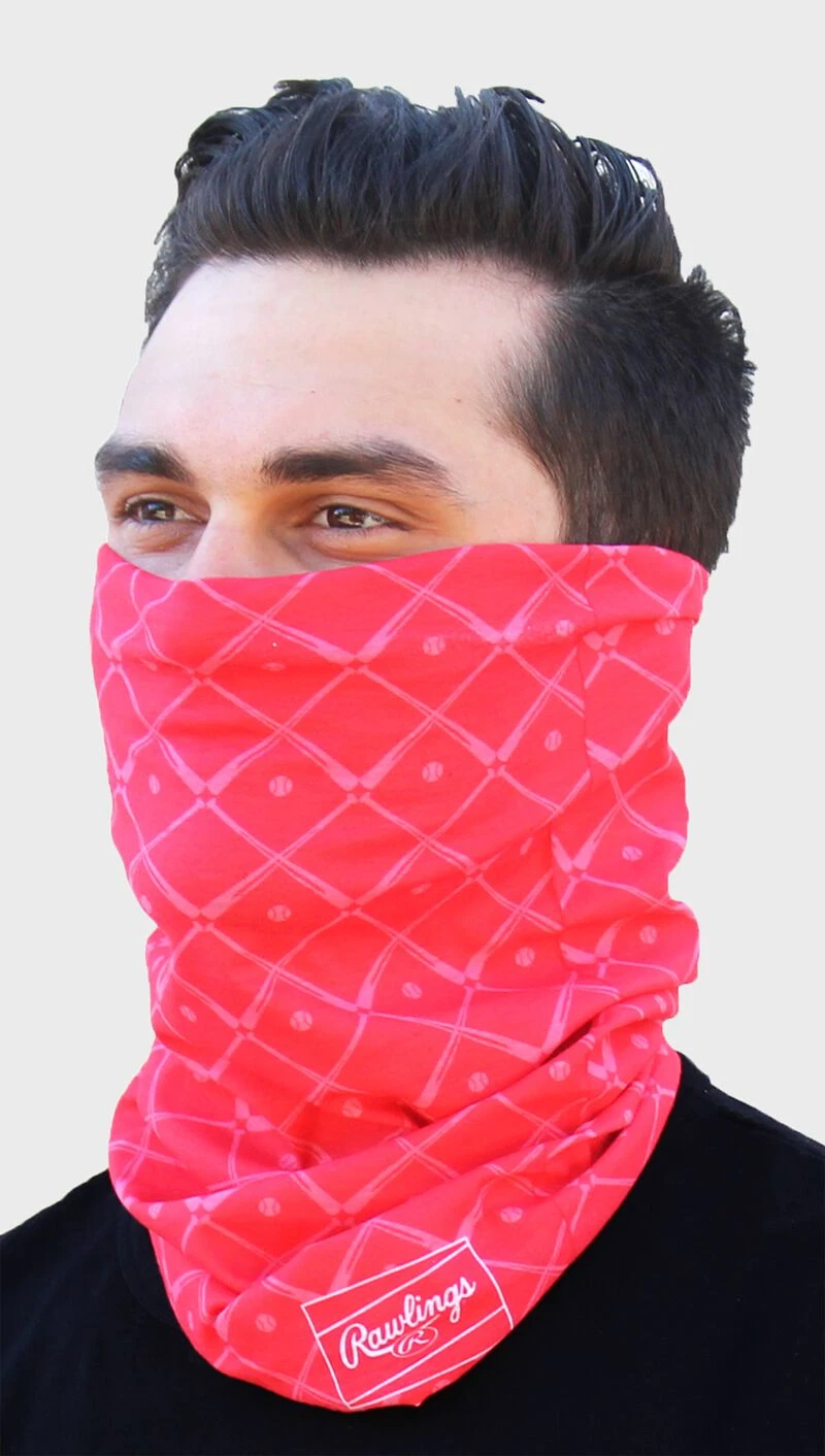 Rawlings Adult Multi-Functional Head And Face Gear, Bats 2 Rawlings Adult Multi-Functional Head And Face Gear, Bats - Image 2