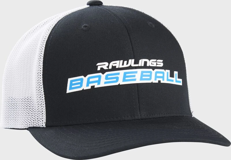Rawlings Baseball Mesh Snapback Hat 3 Rawlings Baseball Mesh Snapback Hat - Image 3