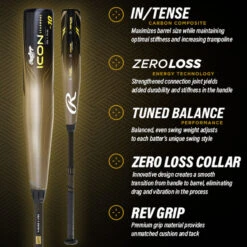 2023 Rawlings Icon USSSA Baseball Bat, -10, -8 -Rawin Shop RUT3I10 INFO