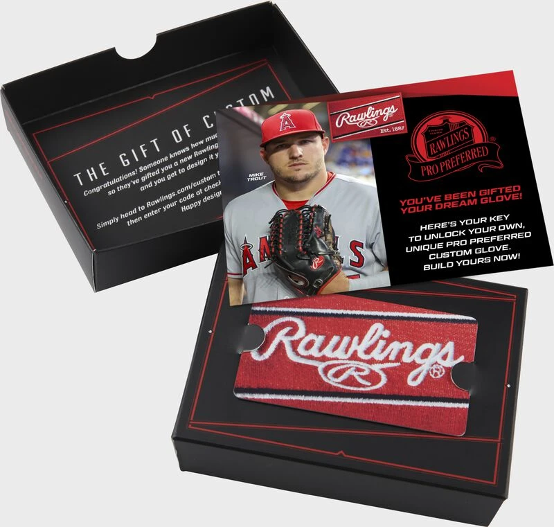 Rawlings Pro Preferred Custom Glove Gift Card 1 Rawlings Pro Preferred Custom Glove Gift Card