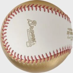 Rawlings MLB 2021 Gold World Series Dueling Baseball -Rawin Shop WSBB21DL 3
