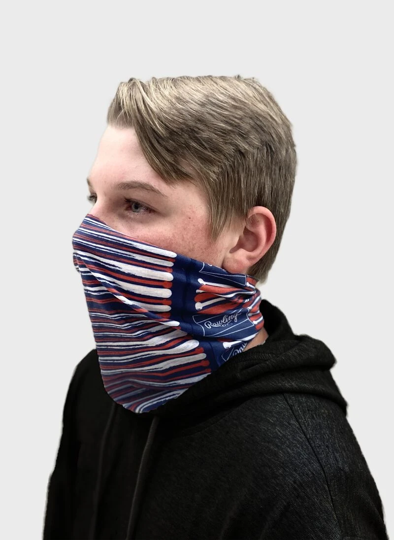 Rawlings Youth Multi-Functional Head And Face Gear, Flag & Bats 1 Rawlings Youth Multi-Functional Head And Face Gear, Flag & Bats